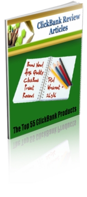 Product picture PLR 55 ClickBank Product Review Articles